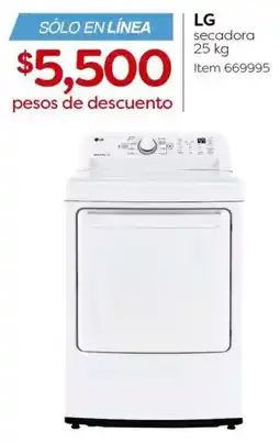 Costco Lg secadora oferta