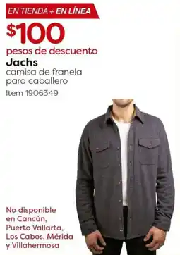 Costco Jachs camisa de franela para caballero oferta