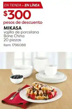 Costco Mikasa vajilla de porcelana bone china oferta