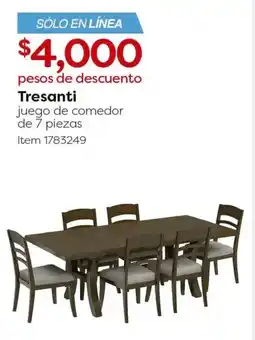 Costco Tresanti juego de comedor oferta