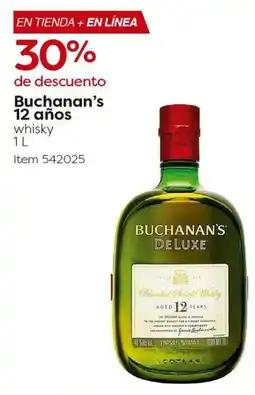 Costco Buchanan's 12 años whisky oferta