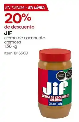 Costco Jif crema de cacahuate cremosa oferta