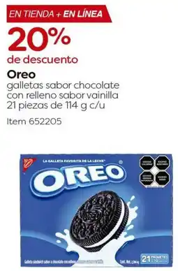 Costco Oreo galletas sabor chocolate con relleno sabor vainilla oferta