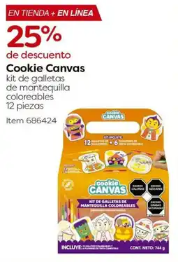 Costco Cookie canvas kit de galletas de mantequilla coloreables oferta
