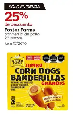 Costco Foster farms banderilla de pollo oferta