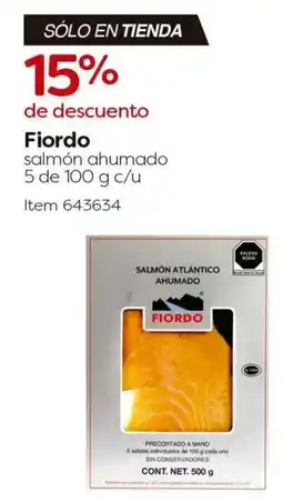 Costco Fiordo salmón ahumado oferta