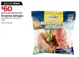 Costco Oceanos salvajes medallones de atún oferta