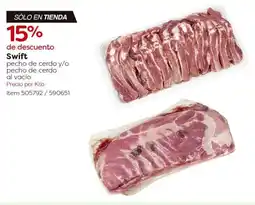 Costco Swift pecho de cerdo y/o pecho de cerdo al vacío oferta