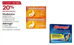 Costco Sinuberase suspensión 2 billones UFC 2 cajas con 10 ampolletas c/u y/o oferta