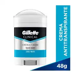 Farmacias Benavides Clinical Frescura Intensa Cool Wave Antitranspirante/Desodorante Barra oferta