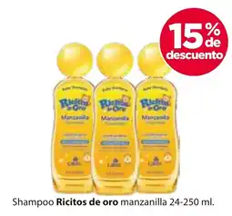 Zorro Ricitos de Oro shampoo manzanilla oferta