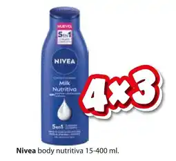 Zorro Nivea body nutritiva oferta