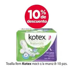 Zorro Kotex toalla fem nocturna oferta