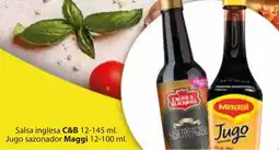 Zorro C&B salsa inglesa o Maggi jugo sazonador oferta