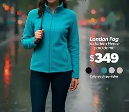 Sam's Club London Fog sudadera fleece para dama oferta