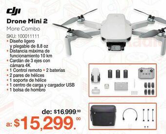 RadioShack Drone dji mavic mini 2 fly more combo / gris oferta