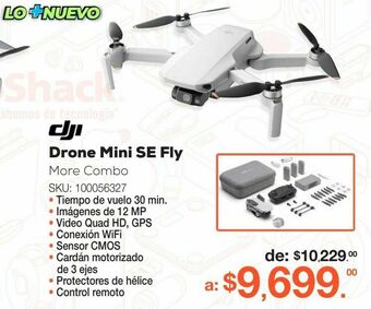RadioShack Drone dji mini se fly more combo / blanco con gris oferta