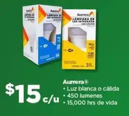 Bodega Aurrerá Aurrera lampara de LED integrada oferta
