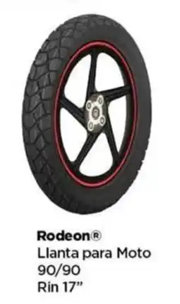 Bodega Aurrerá Rodeon llanta para moto 90/90 rin 17” oferta
