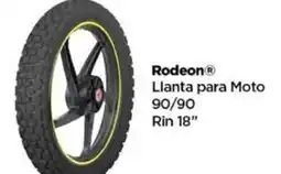 Bodega Aurrerá Rodeon llanta para moto 90/90 rin 18” oferta