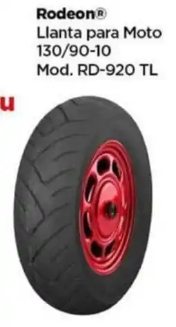 Bodega Aurrerá Rodeon llanta para moto 130/90-10 oferta