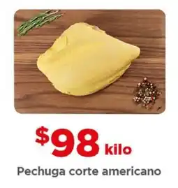 Bodega Aurrerá Pechuga corte americano oferta