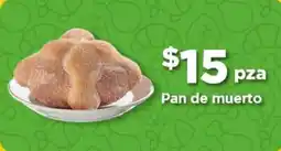 Bodega Aurrerá Pan de muerto oferta