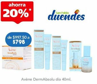 Farmacia San Pablo Avene dermabsolu dia c/40ml oferta