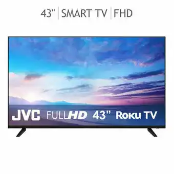 Costco JVC Pantalla 43" Frameless SMART TV Roku TV oferta