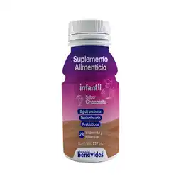 Farmacias Benavides Suplemento Alimenticio Infantil 1 a 10 años Sabor Chocolate oferta