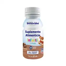 Farmacias Benavides Suplemento Alimenticio Infantil 1 a 10 años Sabor Chocolate oferta