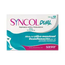 Farmacias Benavides Dual 275 mg/300 mg Naproxeno Sódico, Paracetamol Cólico Menstrual oferta
