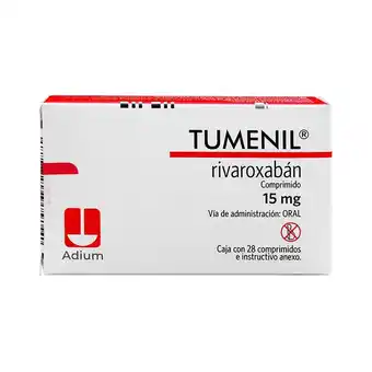 Farmacias Benavides 15 mg Rivaroxabán oferta