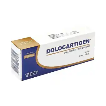 Farmacias Benavides 50 mg Diacereína/15 mg Meloxicam oferta