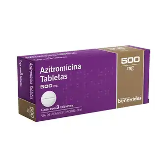 Farmacias Benavides 500 mg Azitromicina oferta
