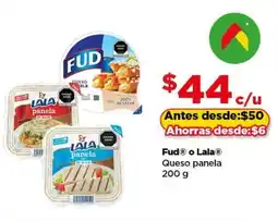 Bodega Aurrerá Fud o Lala queso panela oferta