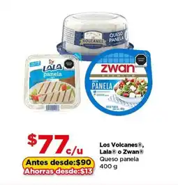 Bodega Aurrerá Los Volcanes, Lala o Zwan queso panela oferta