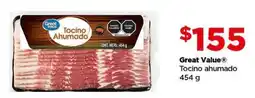 Bodega Aurrerá Great Value tocino ahumado oferta