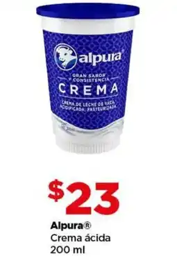 Bodega Aurrerá Alpura crema ácida oferta