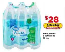 Bodega Aurrerá Great Value agua oferta