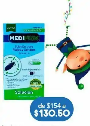 Medipiox solucion piojos-liendres c/60ml