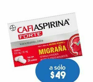 Farmacia San Pablo Cafiaspirina forte tab 650mg caj c/24 oferta