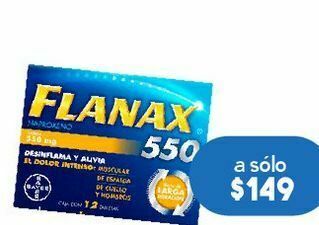 Farmacia San Pablo Flanax tab 550mg caj c/12 oferta