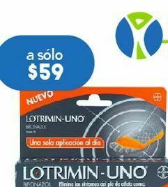Farmacia San Pablo Lotrimin uno cre 1% tub c/20 oferta