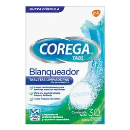 Farmacias YZA COREGA BLANQUEADOR TABLETAS LIM 30 TABS oferta