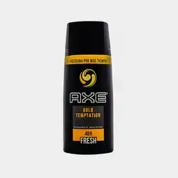 Farmacias YZA Axe Gold Temptation Body Spray 96 g oferta