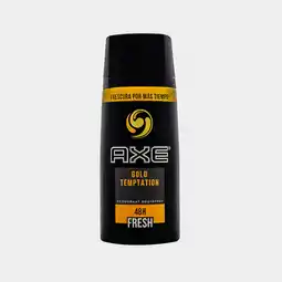 Farmacias YZA Axe Gold Temptation Body Spray 96 g oferta