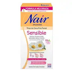 Farmacias YZA Nair Tiras Faciales 18 Pzas oferta