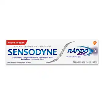 Farmacias YZA Sensodyne Rapido Alivio Whitenning 100G oferta