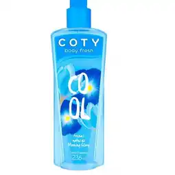 Farmacias YZA Coty Fragancia Corporal Cool 236 Ml oferta